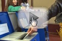 Bild mit Link zum Videobeitrag zu einen Blick hinter die Kulissen einer Abstimmung in Basel im Archiv von BS-TV